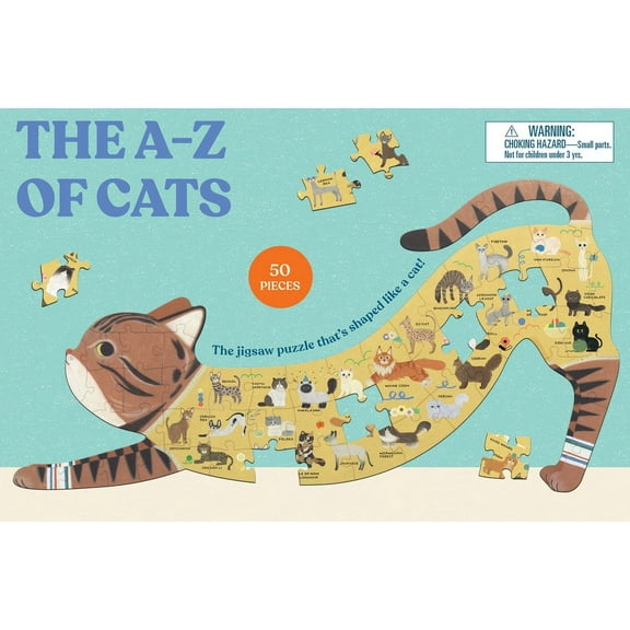 The A to Z of Cats : A Cat-Shaped Jigsaw Puzzle (Jigsaw)