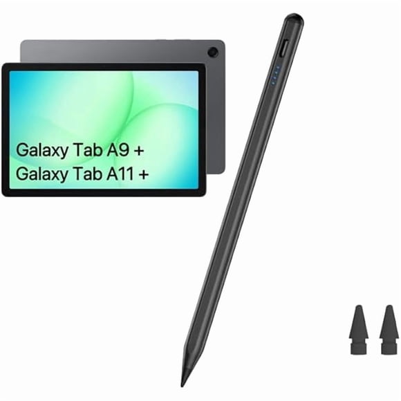 xixishop Tab A11+ Stylus Pen for Samsung Galaxy Tab A11/A9/A9+Plus Android Tablet Fast Charging, Precise S Pencil Touchscreens Stylists (Black1)