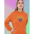 thumbnail image 2 of Proud Ally Happy Racoon Hoodie Women -Smartprints Designs, Female 3X-Large, 2 of 4