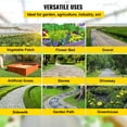 thumbnail image 6 of VEVOR 3x300 ft Heavy Duty PP Woven Weed Barrier Landscape Ground Cover 3.24Oz, 6 of 9