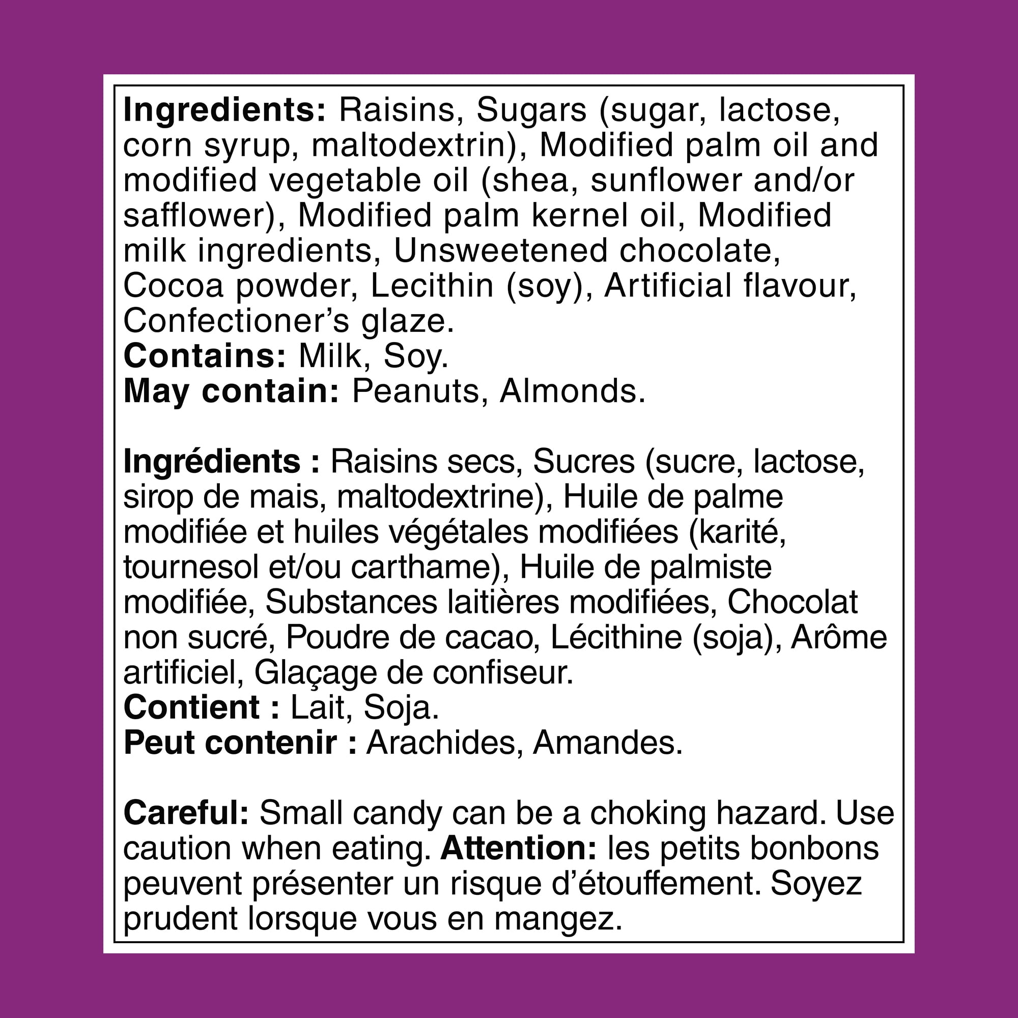 GLOSETTE Raisins Candy, Chocolatey coated, perfect for sharing, 275g