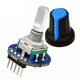 thumbnail image 5 of EC11 Encoder Module Rotation Potentiometer Module Encoder Rotary Potentiometer with Knob Cap,10 * EC11 encoder modules, 5 of 6