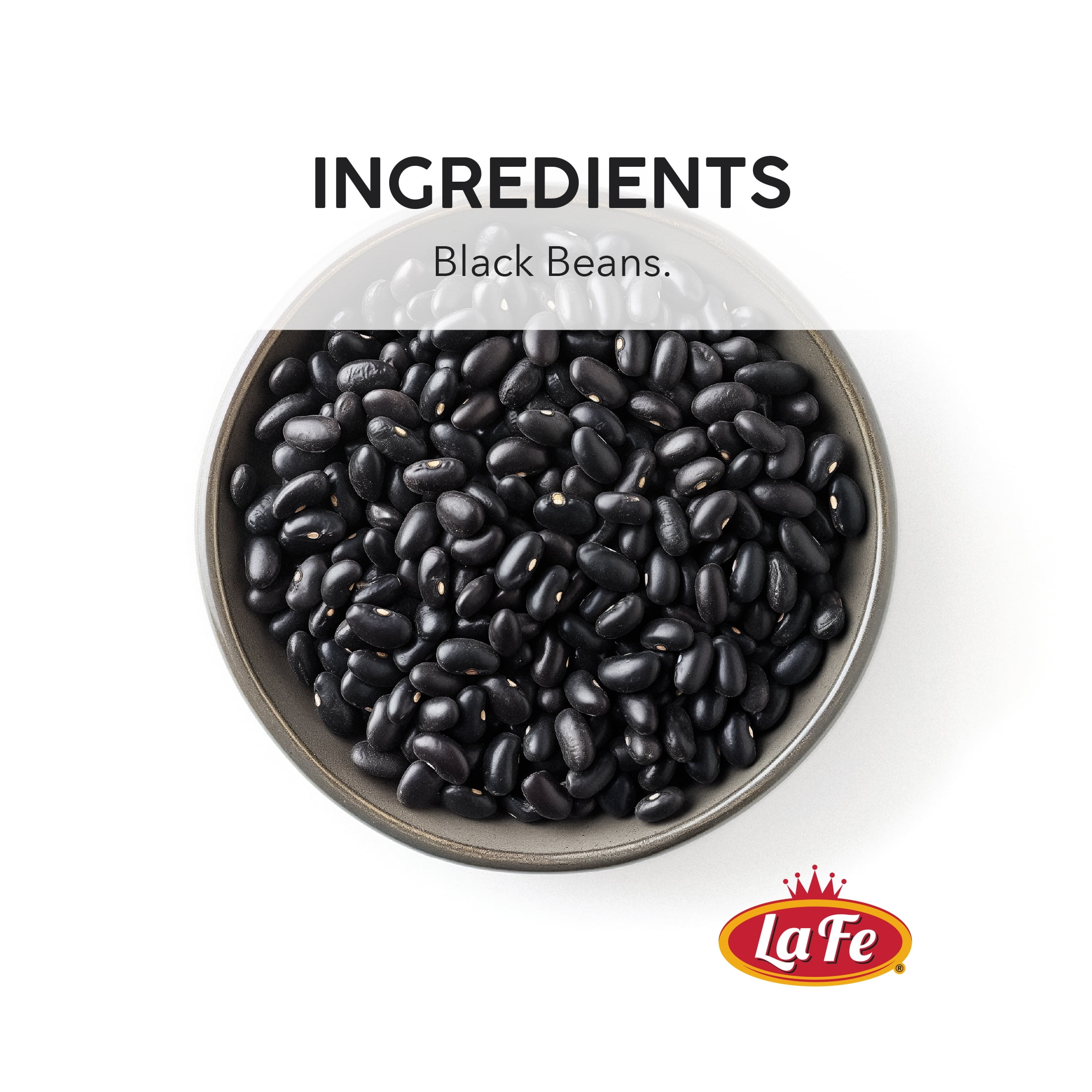 La Fe Black Beans 3 lbs Bag