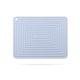 thumbnail image 1 of Kearding Tapete de resistente al calor de silicona ondulado para cocina, soporte para mantel individual, cojín colgante reutilizable, tazón, taza, Mostrada Azul claro, 1 of 6