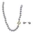 thumbnail image 2 of Set 2 Piezas Collar y Aretes Perla de Mallorca 8mm 45cm | Plata, 2 of 5