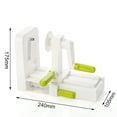 thumbnail image 4 of Vegetable Spiralizer 5 Blades Vegetable Spiralizer Spaghetti Spiral Mandoline Vegetable Cutter Spaghetti Vegetable Spaghetti Preparation, 4 of 5