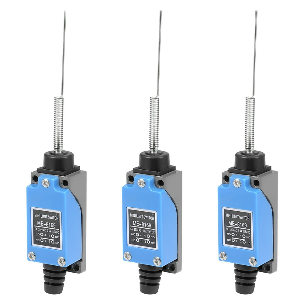 ME8169 Cat Whisker Coil Spring Momentary Limit Switches 1NC+1NO 3Pcs