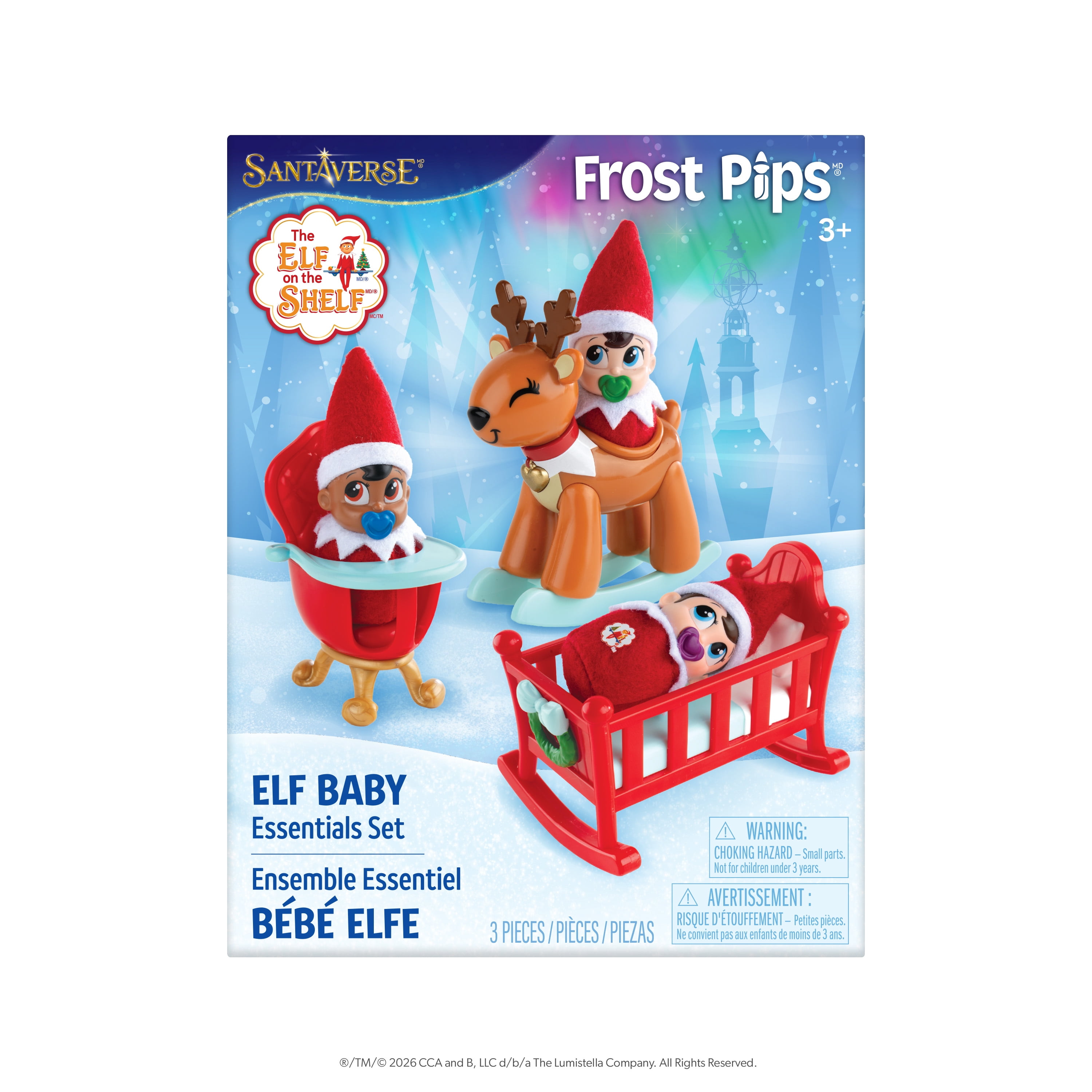 The Elf on the Shelf Frost Pips Mini Blooms Elf Baby Essentials Set