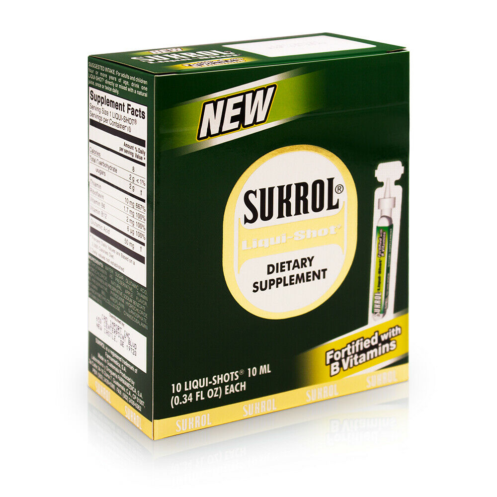 1 SUKROL LIQUISHOT DIETARY SUPPLEMENT 10 SHOTS