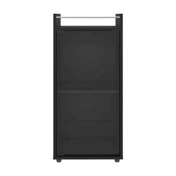 We Have Furniture Minibar Cabinet Lampeter, Living Room, Black