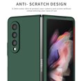 thumbnail image 4 of ELEHOLD Matte Case for Samsung Galaxy Z Fold 3 Anti-Scratch Ultra Slim Lightweight Case Shockproof Protective Cover for Samsung Z Fold 3(2021 released),Darkgreen, 4 of 7