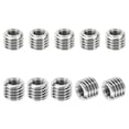 thumbnail image 1 of PATIKIL Adaptateurs de Filetage Manchon Écrou Réducteur, 10 Pcs M10*1.5 Mâle à M6*1 Femelle Écrou de Réparation Vis Réducteur Conversion Fixation en Acier Inoxydable 8mm, 1 of 7
