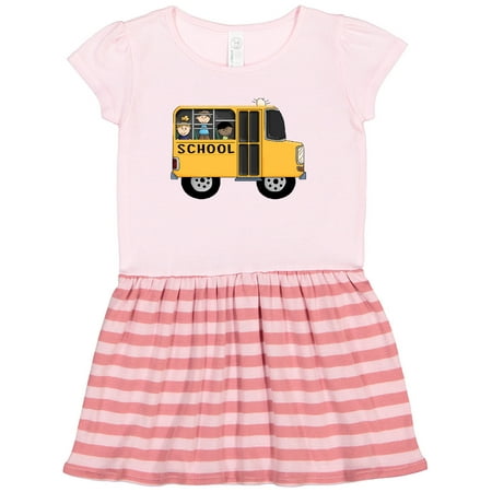 

Inktastic School Bus Gift Toddler Girl Dress
