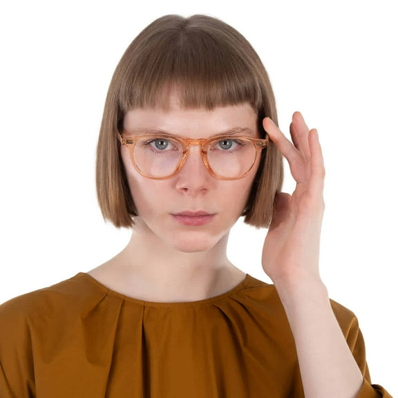 Garrett Leight GLCO X ANDRe SARAIVA Demo Oval Ladies Eyeglasses 1082 PCY 46