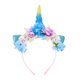 thumbnail image 1 of KAKOWELY Diadema de unicornio para fiesta de cumpleaños, accesorio para el cabello para niñas y niños, 1 of 5