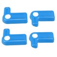 thumbnail image 1 of Unique Bargains Cubierta de manija de interruptor de extracción de techo rígido de 4 piezas para Jeep Wrangler JK JKU 2007-2017 Azul, 1 of 1