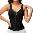 thumbnail image 2 of enyan Open Bust Shapewear Tummy Control Bodysuits for Women Seamless Compression High Waisted Body Shaper Black,S, 2 of 7