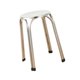 thumbnail image 5 of Taburetes apilables para aulas, acero inoxidable, sin respaldo, metal antideslizante, muebles 47 centímetros, 5 of 9