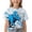 Sky Blue, variant on Tiijoy Toddler Boys Dinosaur Graphic Tee Tie Dyed Short Sleeve Crewneck T Shirt, Sizes 3-4