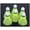 Green, variant on Durable 6-pack nylon badminton training ball