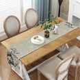 thumbnail image 4 of Grey Snowman Snowflake Christmas Table Runner, Seasonal Winter Kitchen Dining Table Decorations for Home Party Decor 13 x 72 Inches, 4 of 5