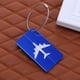 thumbnail image 4 of Etiqueta de equipaje de aleación de aluminio Tarjeta de embarque comprobada Avión (Azul) Likrtyny Para estrenar, 4 of 9
