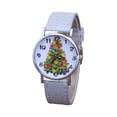 thumbnail image 1 of Reloj de cuarzo para mujer, relojes para mujer, reloj de cuarzo informal de moda para mujer, reloj con esfera brillante y correa de cuero., 1 of 2