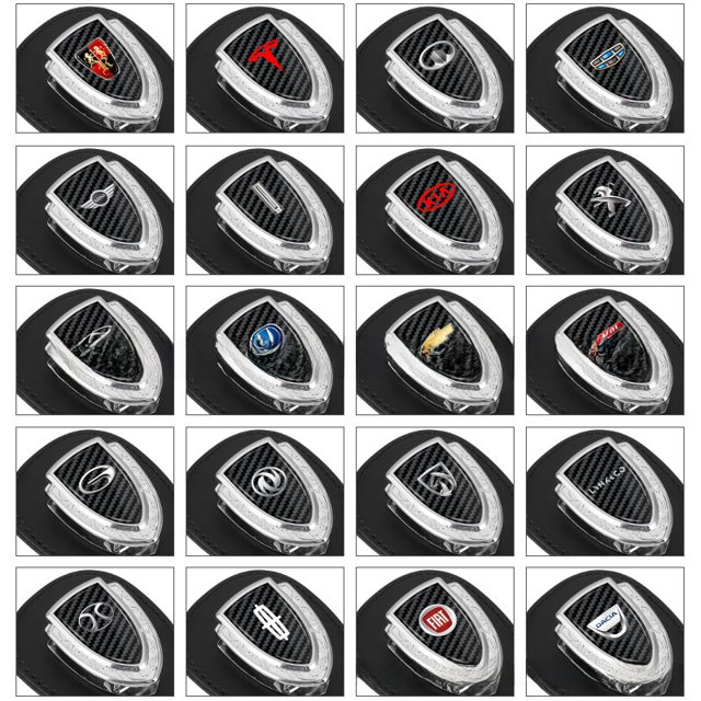 Clip para gafas de coche, soporte para gafas de sol de coche, clip para gafas de coche, logotipo de coche, almacenamiento de visera solar, clip de cuero multifuncional