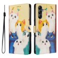 thumbnail image 1 of FOXDOCK Funda Tipo Cartera para Samsung Galaxy A15 con Soporte y Correa – Diseño de Patrones Lindos, 1 of 6