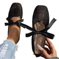 thumbnail image 4 of Lenago Fashion Ballet Shoes for Women Comfortable Pointy Toe Flats Mesh Casual Shoes for Women Slip on Shoes Summer Fall Trendy Office Shoes Pink US9.5, 4 of 7