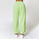 thumbnail image 2 of Pantalones anchos mujer Gibobby Moda Color A Juego Pantalones Deportivos Sueltos Cintura De Goma Verde M, 2 of 4
