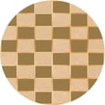 thumbnail image 1 of Ahgly Tapis de Zone Carré Jaune Transitionnel Lavable en Machine, 3 Pieds Carré, 1 of 7