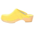 thumbnail image 3 of BJORK Maja Open Back Wood Leather Clogs (Yellow - EU41), 3 of 9