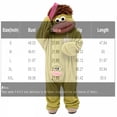 thumbnail image 3 of AHMOMEI Big Mouth Monster Onesie Pajamas for Adult Teen Funny Silly Wearable Onesie Fluffy Loungewear Red XXL (with Shoes), 3 of 3