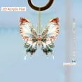 thumbnail image 5 of DefiDgd Butterfly Stained 2D Flat Glass Window Hanging Decoration,Colorful Suncatcher Butterfly Ornaments Window Wall Garden Decor Gift for Butterfly Lovers(A), 5 of 7