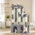 thumbnail image 2 of Árbol para gatos Heybly resistente para gatos de interior con poste para rascar, 2 of 9