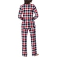 thumbnail image 6 of Nautica Womens 2 Piece Fleece Pajama Sleepwear Set (Medium, Red), 6 of 6