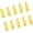 Yellow, variant on YIEMEEN 10Pcs Quick Piercing Connector Low Voltages Wire Connector Crimp Wiring Terminal
