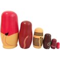 thumbnail image 4 of Nesting Matryoshka Wooden Russian Nesting Dolls Kids Toy Gift in Animal Shape, 4 of 5