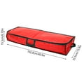 thumbnail image 6 of Wrapping Paper Organizer Storage Bag Containers for Christmas Gift, 40.5 Inch Waterproof Underbed Organizer with Reinforced Handles, Large Xmas Storage Box Holiday Accessories, 6 of 7