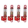 thumbnail image 3 of Shock Absorbers, Rust Proof Aluminum Alloy Front And Rear Shock Absorbers High Strength  For RC Crawler Red, 3 of 8