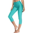 thumbnail image 2 of Swim Pants for Women High Waisted Swim Capris Gradient Color Swim Shorts Swimming Leggings, 2 of 6