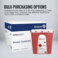 thumbnail image 7 of Dynarex Sharps Container, Thermoplastic Container with Translucent Lid, 6 Gallon, 12 Count, 7 of 7