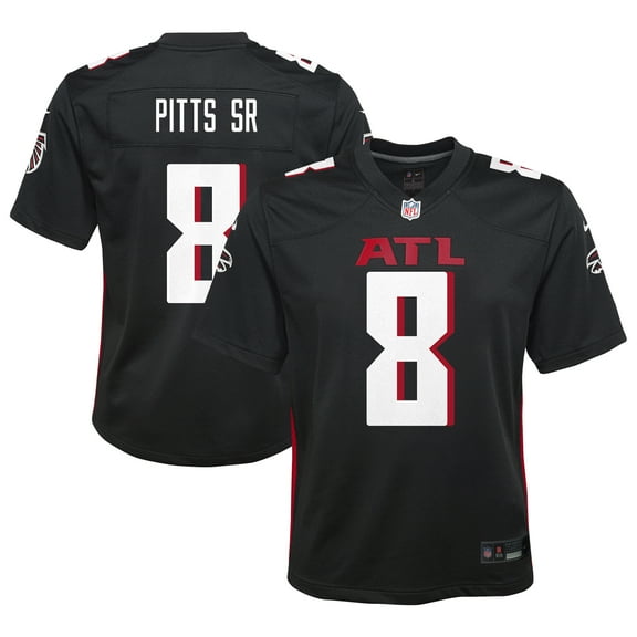 Youth Nike Kyle Pitts Sr. Black Atlanta Falcons Game Jersey