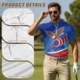 thumbnail image 5 of Aplkyhs American Flag Bald Eagle Matching Golf Shirts for Couple His and Hers Golf Shirts Matching 4-Way Stretch Mens Hawaiian Shirt Golf Accessories for Men, 5 of 6