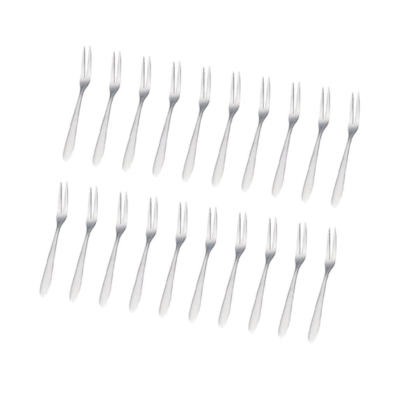 HOMEMAXS  20 Pcs Small Charcuterie Forks Stainless Steel Fruit