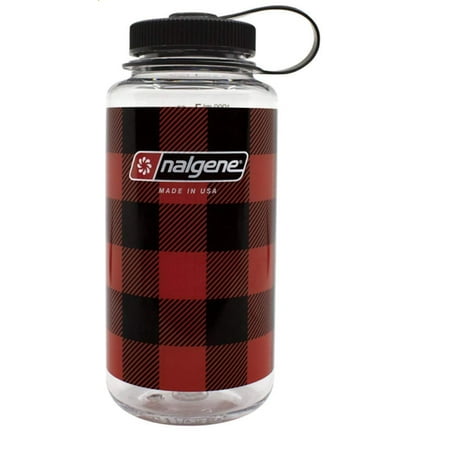 

Nalgene 32 oz Wide Mouth Bottle - Red Plaid