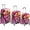 Pink, variant on Rockland Luggage 3 Piece Vision Hardside Luggage Set F150
