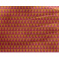 thumbnail image 5 of oneOone Tissu Georgette Viscose Triangle Imprimé Géométrique Tissu au Mètre 42 Pouces de Large, 5 of 5