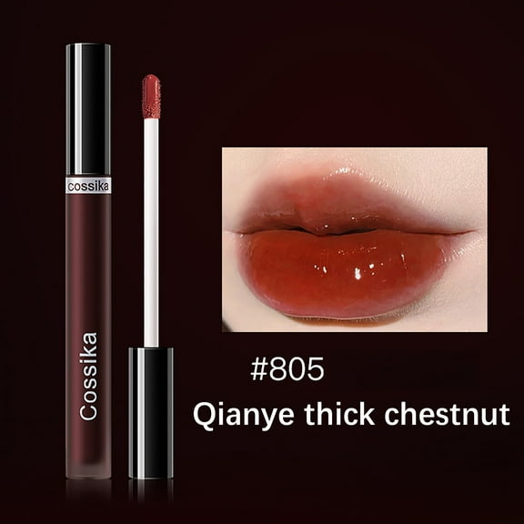 Glossy Lipstick, Mirror Lip Gloss, Long-Lasting Non Fading Lipstick with Smooth Moisturizing formula, Non Stick Cup Design for Comfortable Wear and Natural Shine
